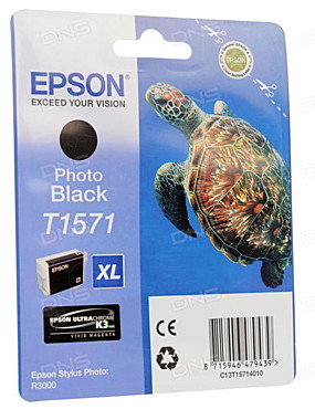 EPSON C13T15714010 EPSON ДЛЯ STYLUS PHOTO R3000 (PHOTO BLACK) (CONS INK)