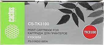 Купить Tk-3100 Тонер Картридж Cs-tk3100 черный дляKyocera Ecosys Fs-2100d/2100dn (12500стр.)
